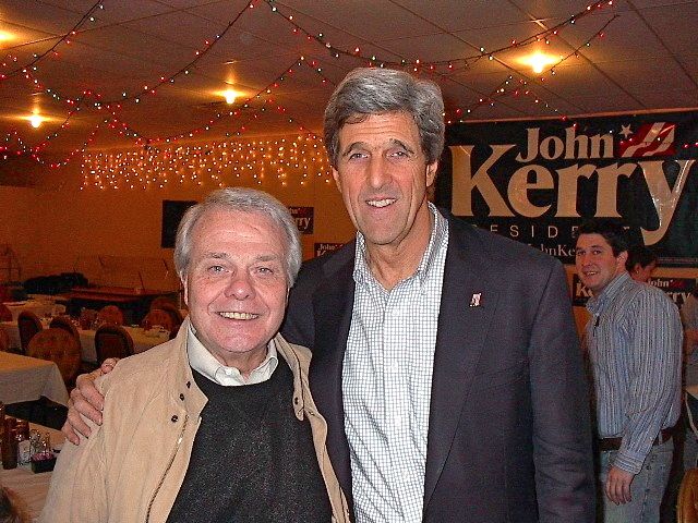 Sen. John Kerry and John Holmes