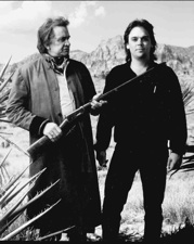 Johnny Cash and Hugh Waddell